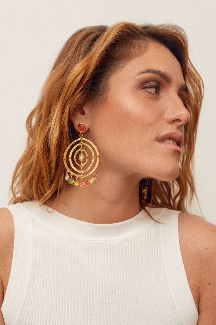 Boucles d'oreille "Chakra"