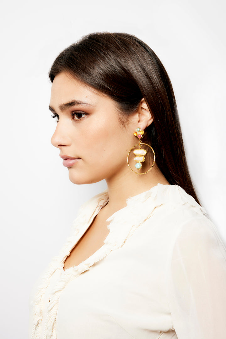 Boucles d'oreille "Grace Flower"