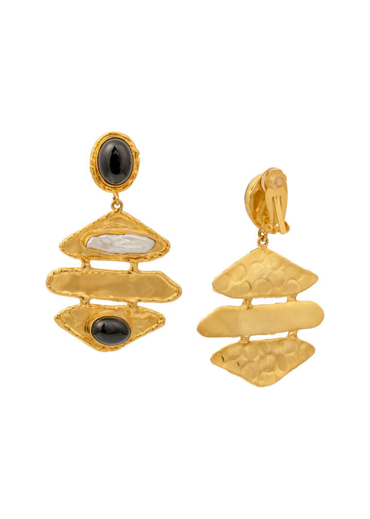 Boucles d'oreille "Brutalist"