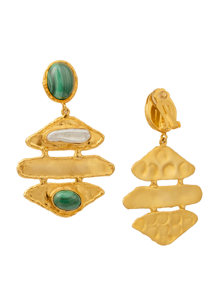 Boucles d'oreille "Brutalist"