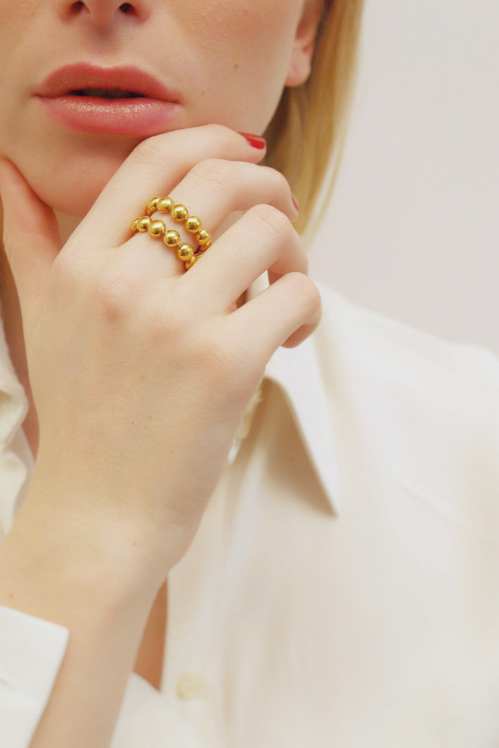 Bague Dots Double