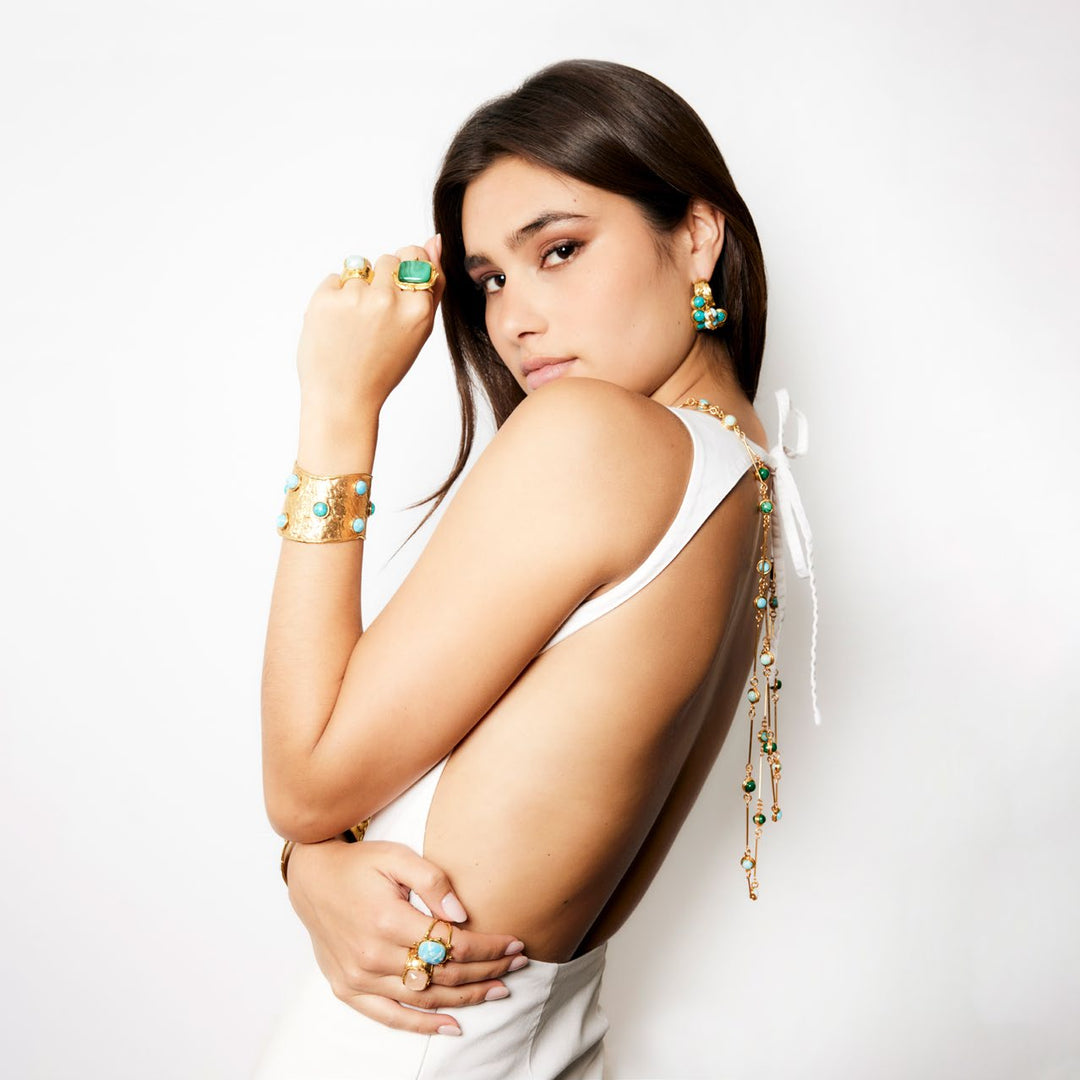 SS25 Gold Turquoise