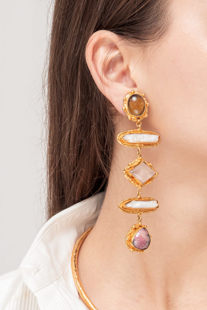 Boucles d'oreilles: "Theodora"