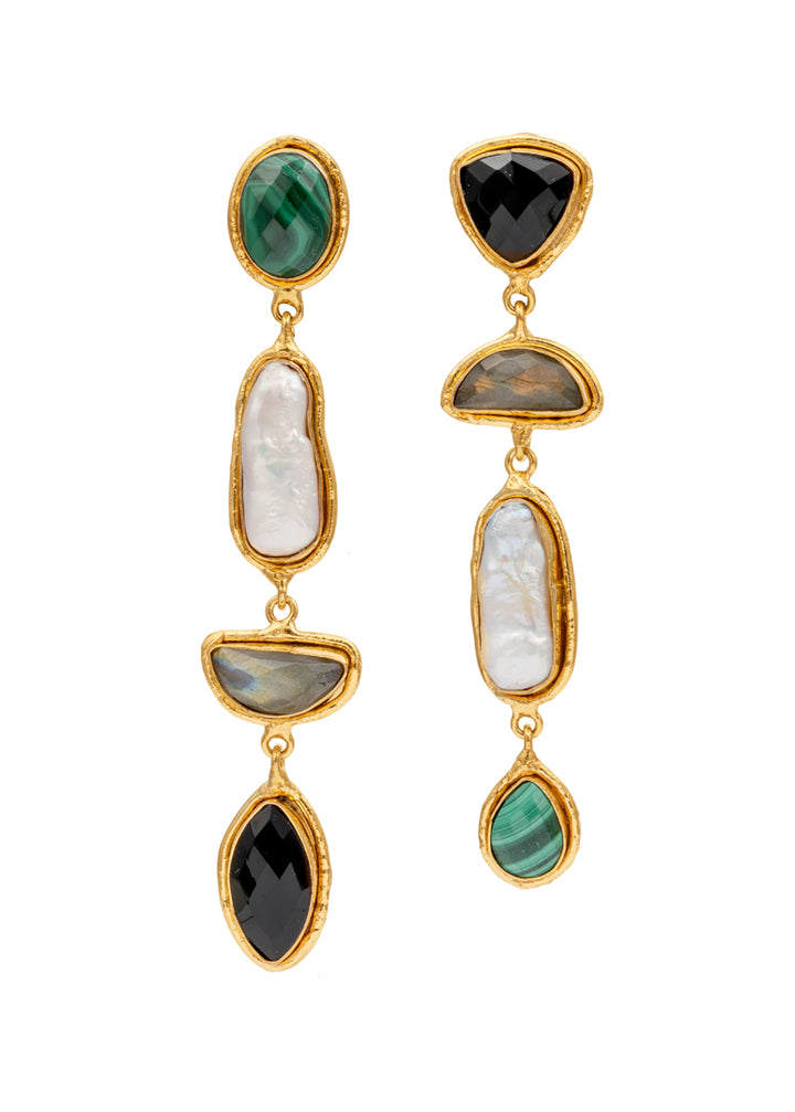 Boucles d'oreille "Cascade"