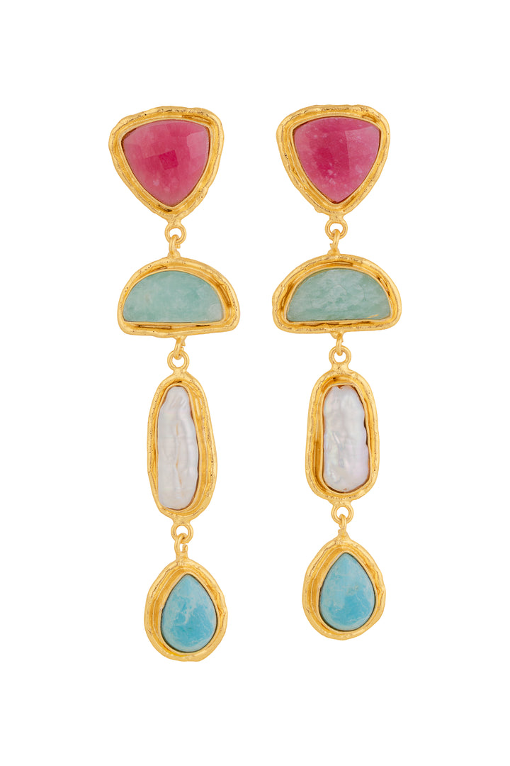 Boucles d'oreille "Cascade"