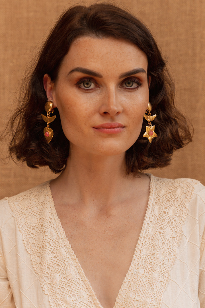 Boucles d'oreille Sol y Luna