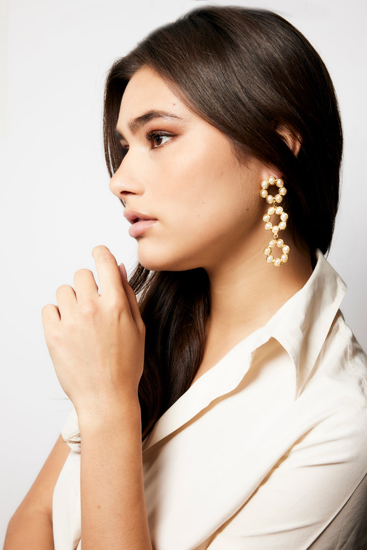 Boucles d'oreille "Marguerite"
