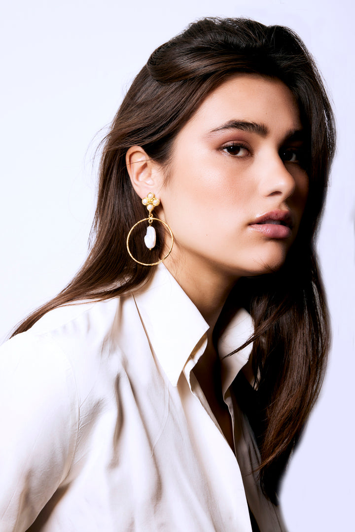 Earrings "Grace Flower" II