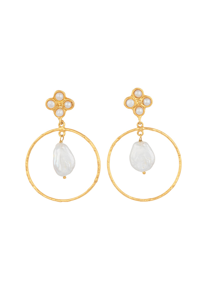Earrings "Grace Flower" II