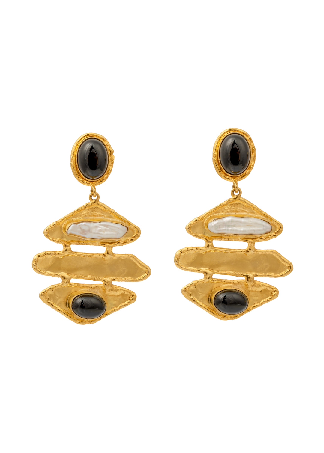 Boucles d'oreille "Brutalist"