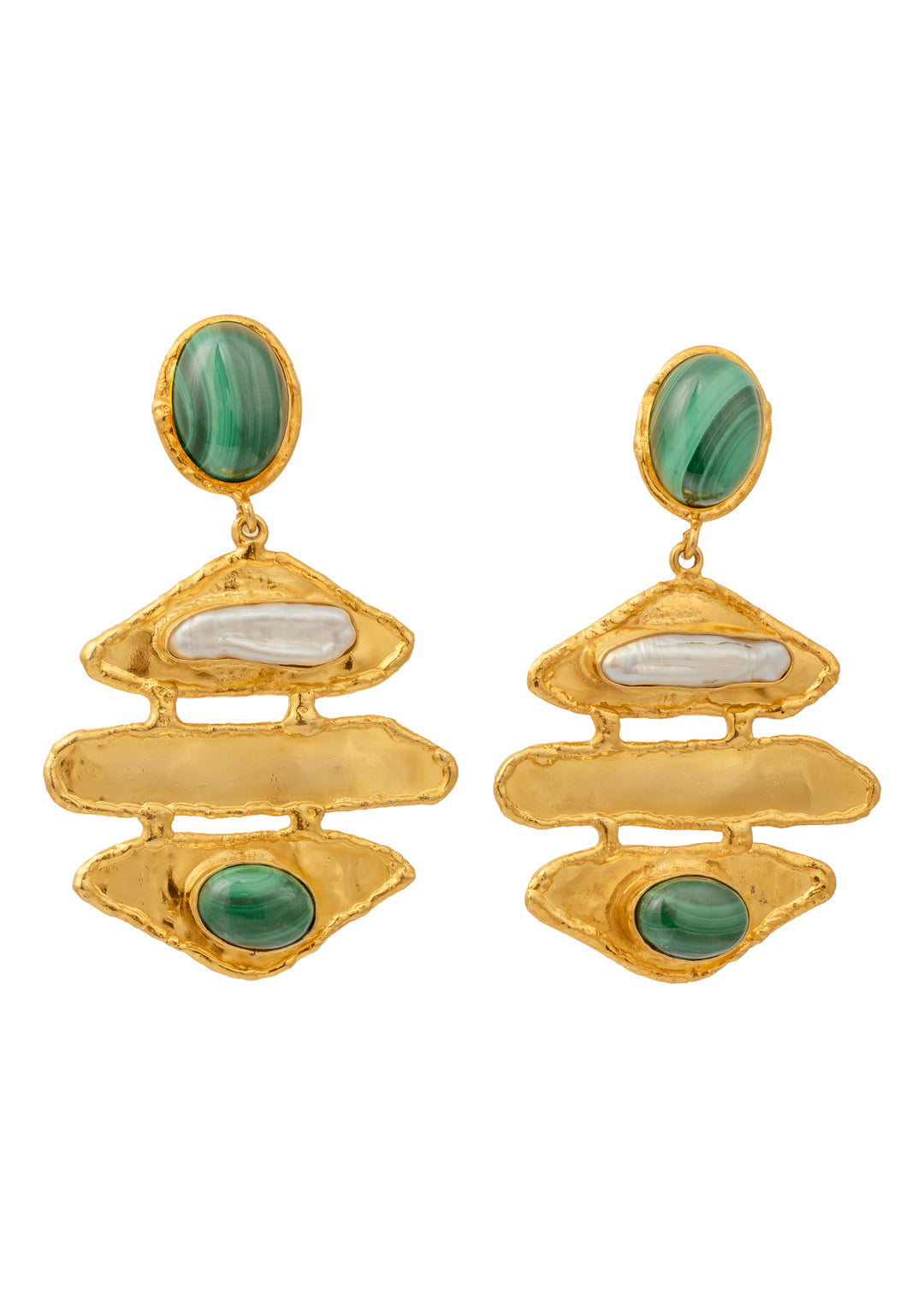 Boucles d'oreille "Brutalist"