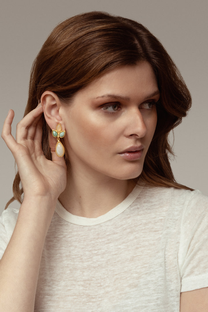 Boucles d'oreille "Paisley"