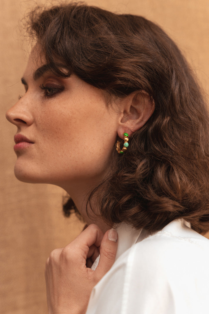 Boucles d'oreille "Mini Créole"