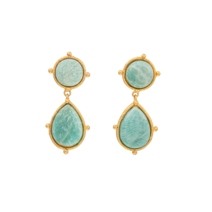 Boucles d'oreilles 2 Pierres Dots