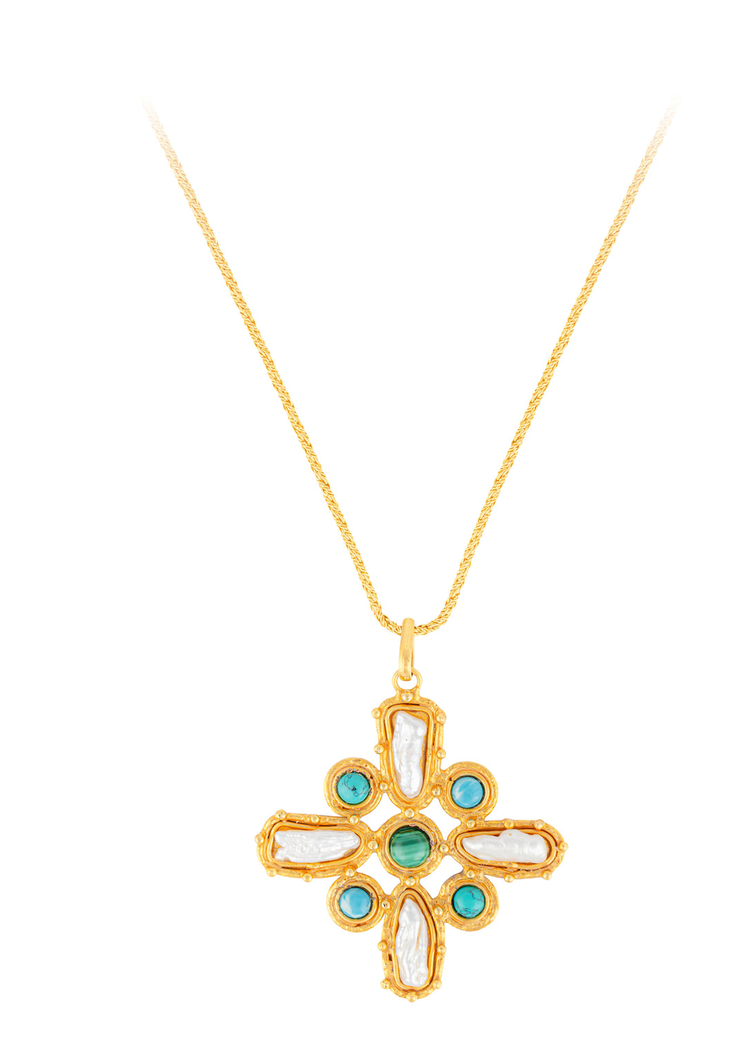 Collier "Croix Baroque"