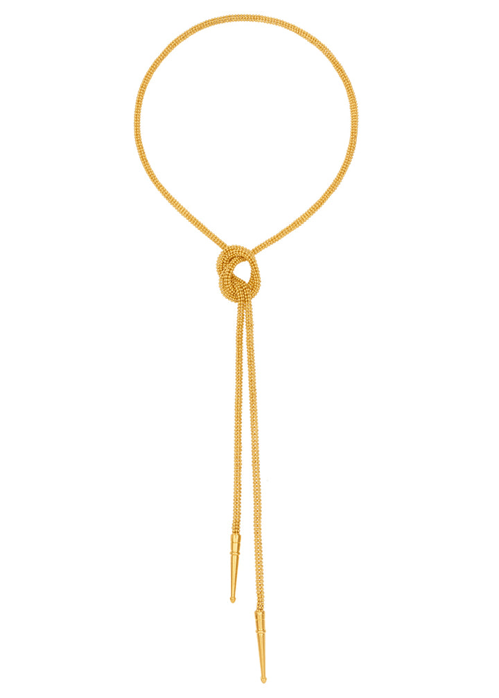 Collier "Bolo Tie" - Gold