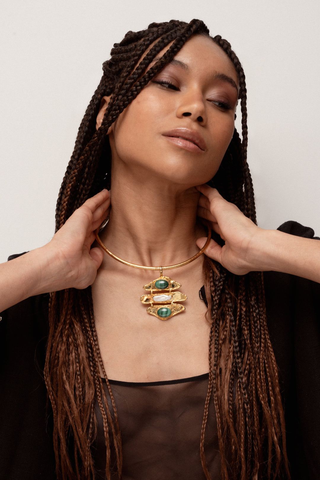 Collier "Brutalist"