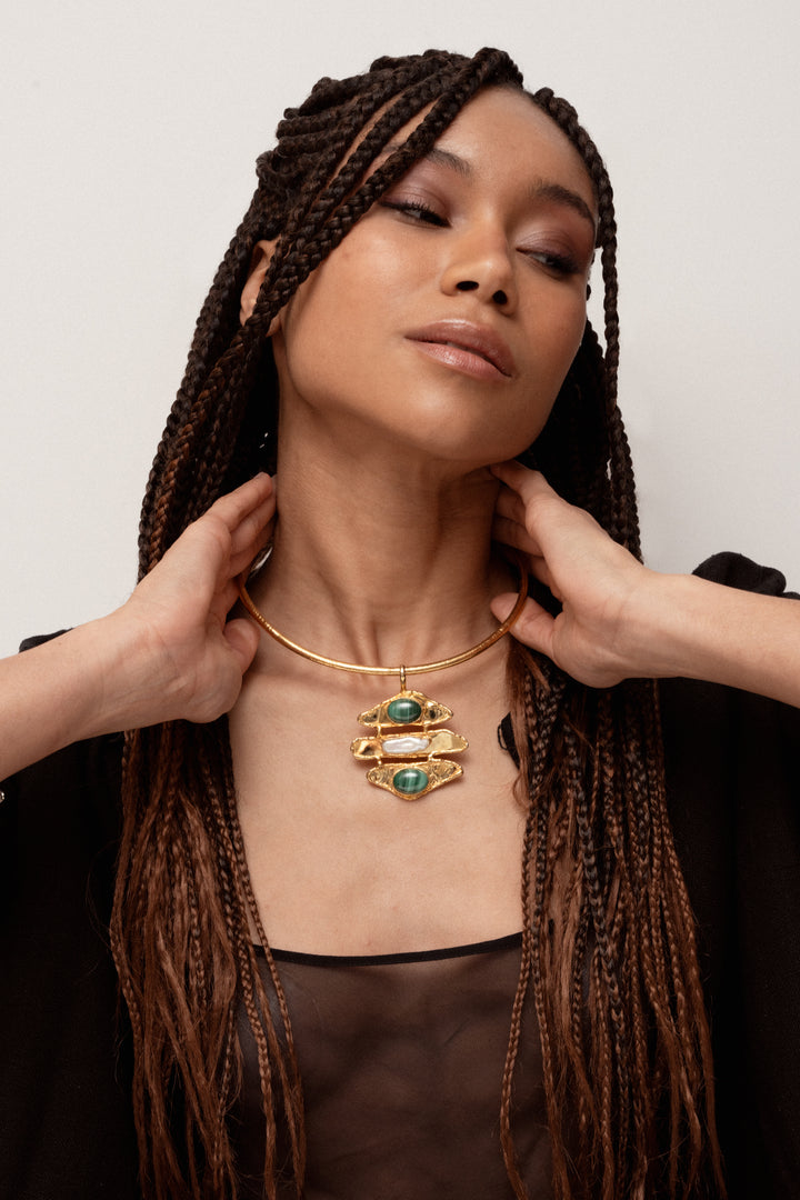 Collier "Brutalist"