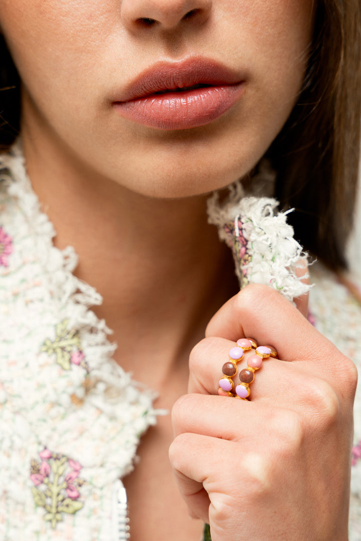 Bague "Dots Double"