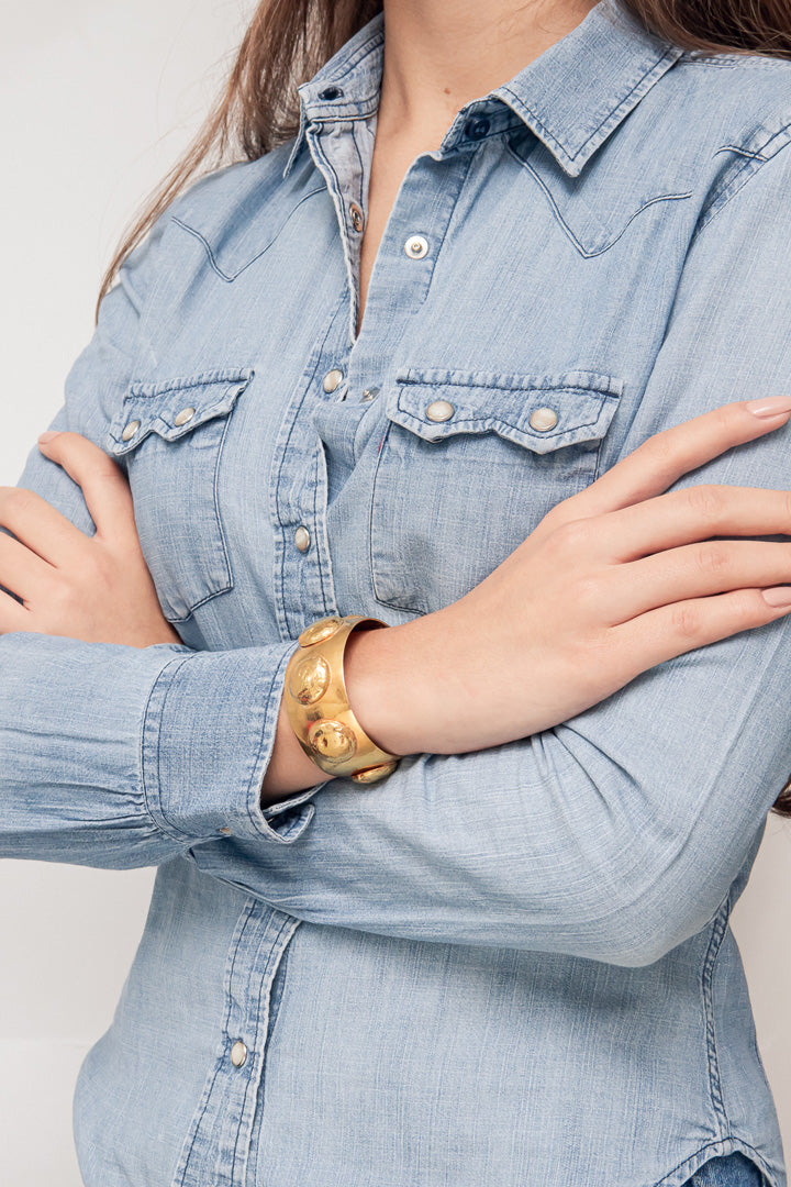 Manchette Curve Gold