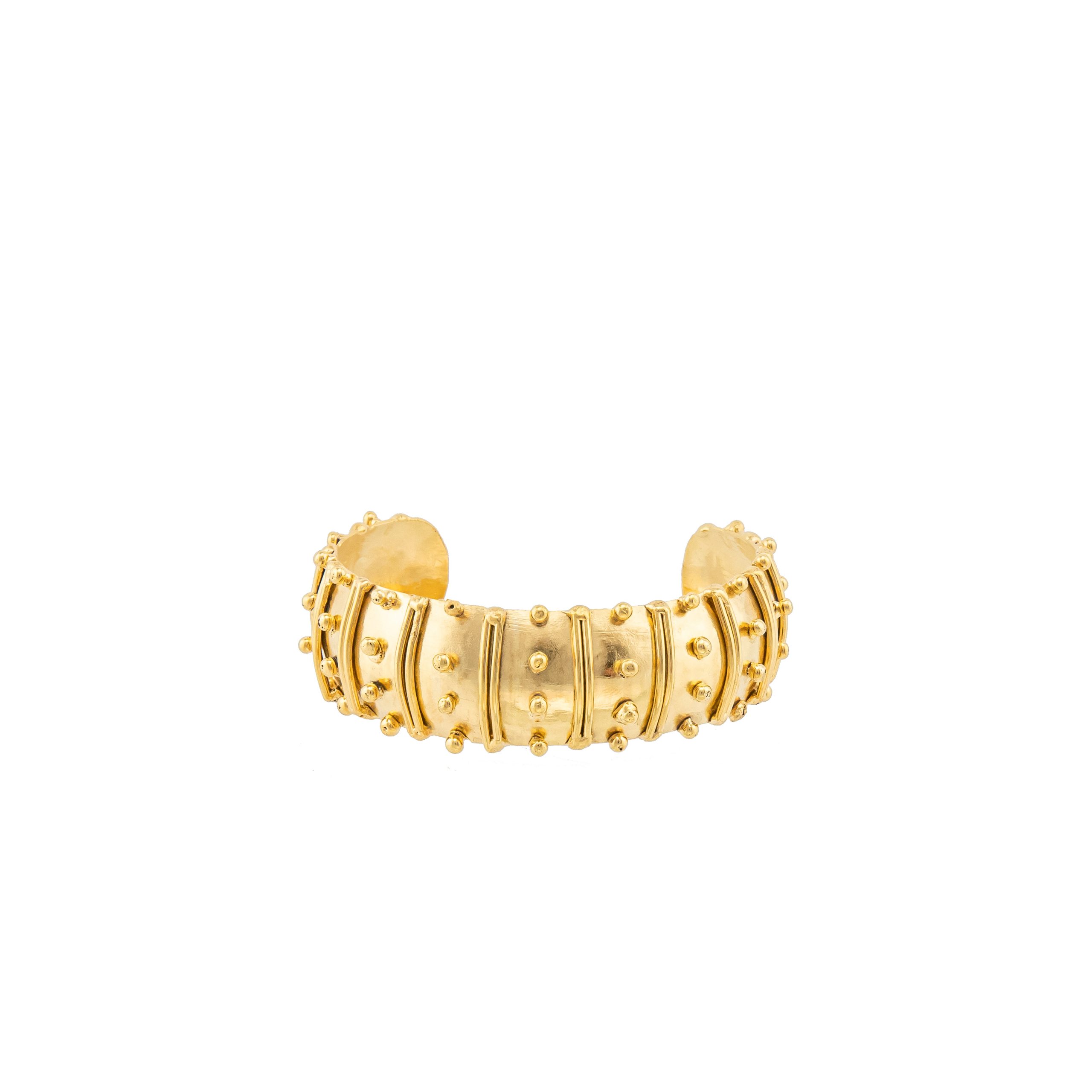 Manchette Curve Gold Cuff